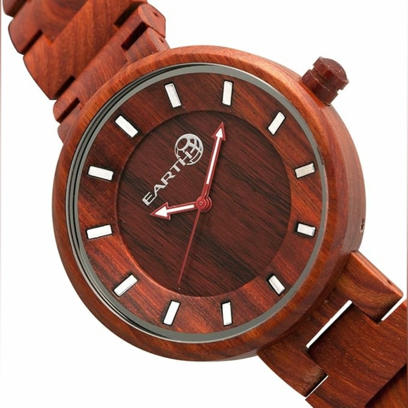 NWT Earth Wood Watches Watch Red